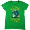 thumbnail image 1 of Pinky and The Brain The World Women's T Shirt, Kelly Green, Large, 1 of 6