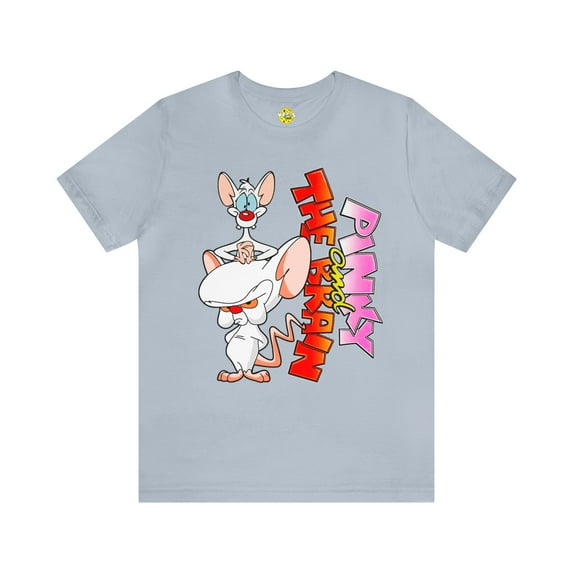 Pinky and the Brain Retro Cartoon Short Sleeve T-Shirt - 90s Animation Tee