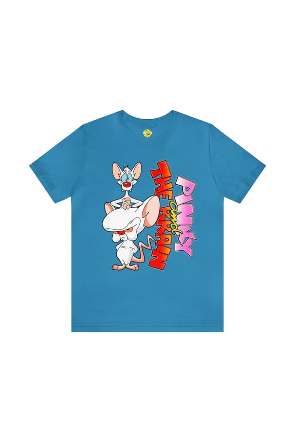 Pinky and the Brain Retro Cartoon Short Sleeve T-Shirt - 90s Animation Tee