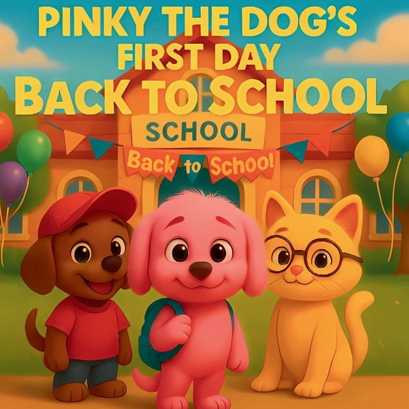 Pinky the Dog's First Day Back to School: A heartwarming children's picture book about first day of school ner, (Paperback)