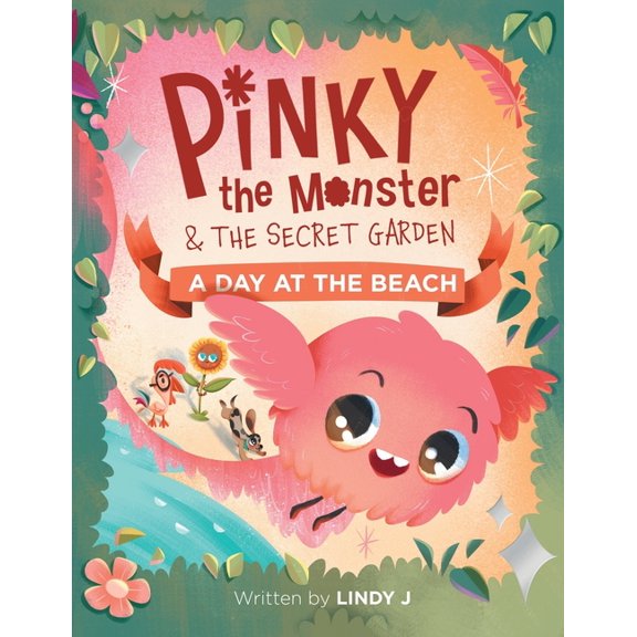 Pinky the Monster and the Secret Garden: A Day at the Beach (Paperback)
