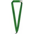 thumbnail image 1 of Pinmart Neck Ribbon Lanyards for ID Badges - Green, 25 pack, 1 of 7