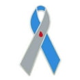 thumbnail image 1 of Pinmart's Diabetes Awareness Ribbon Pin, 1 of 3