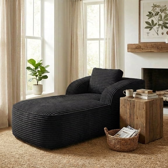 Pinmoco Cloud Sectional Couch for Living Room,Modern Modular Couch with Deep Seat and Side Pockets, Upholstered Couches Boneless Sofa, No Assembly Required, Black