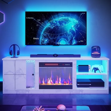 Art Deco BL-EF Fireplace TV Stand - Walmart.com