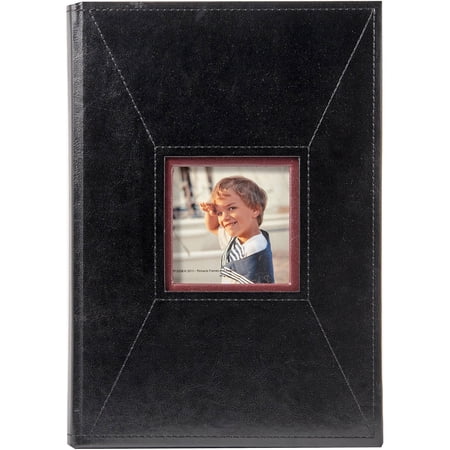 Pinnacle 2 Tone Black Frame Front Photo Album, 1 Each