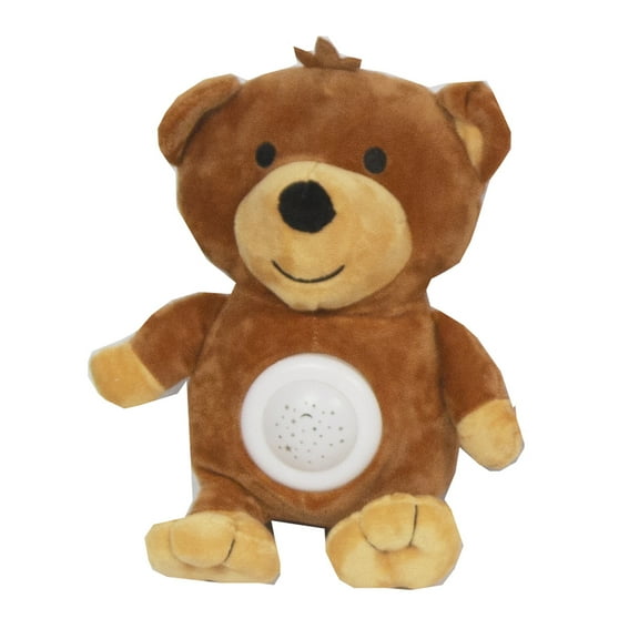 Pinnacle Brands -Bright Cuddle Lights Sleep Plushies Colorful Fun for Kids Night Light- (Bear) Brown