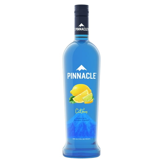 Pinnacle Citrus Flavored Vodka, 750 ml Bottle, 30% ABV