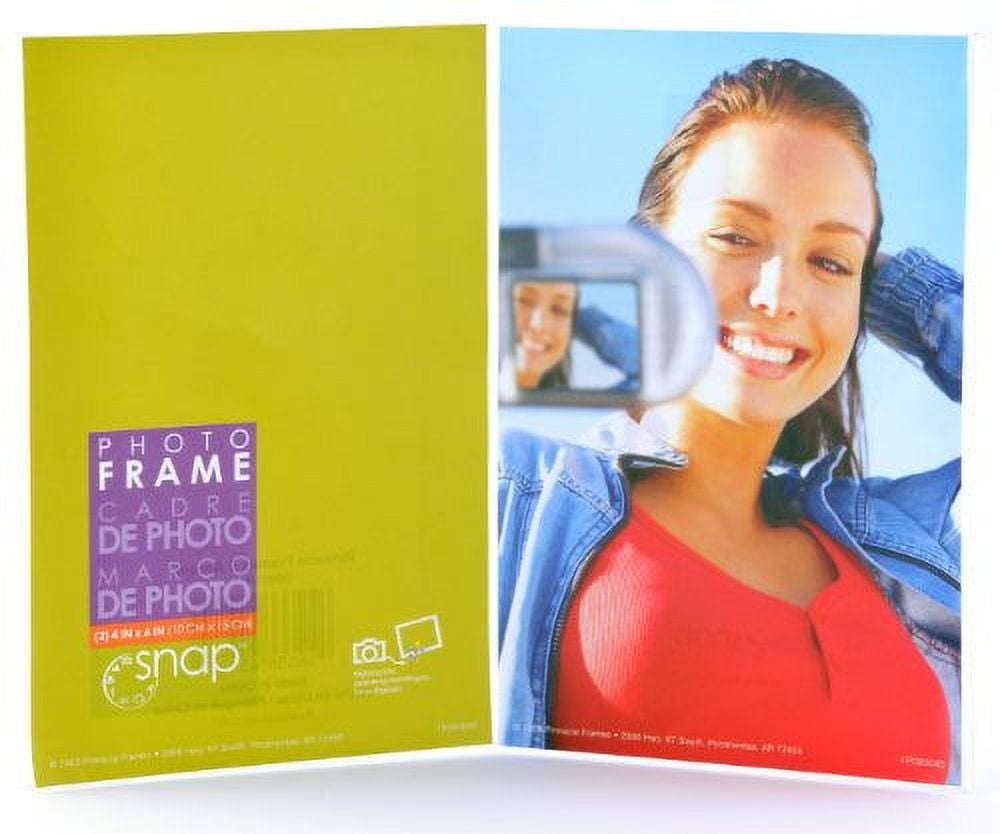 Pinnacle Frames and Accents Plastic Picture Frame, Clear