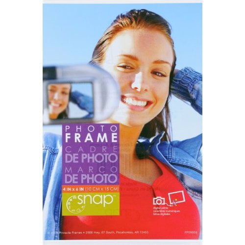 Pinnacle Frames and Accents Plastic Picture Frame, Clear