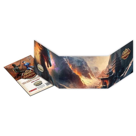 Pinnacle GM Screen w/The Ashen Monk Uprising Adventure New