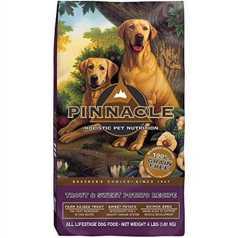 Pinnacle grain free dog food shop