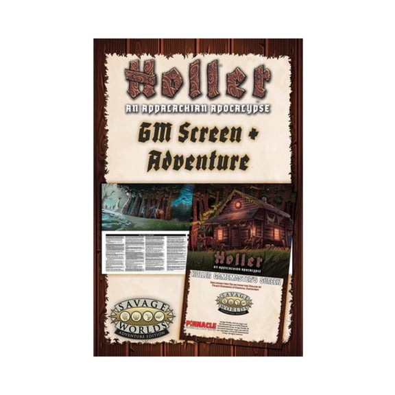 Pinnacle Holler GM Screen & Adventure New