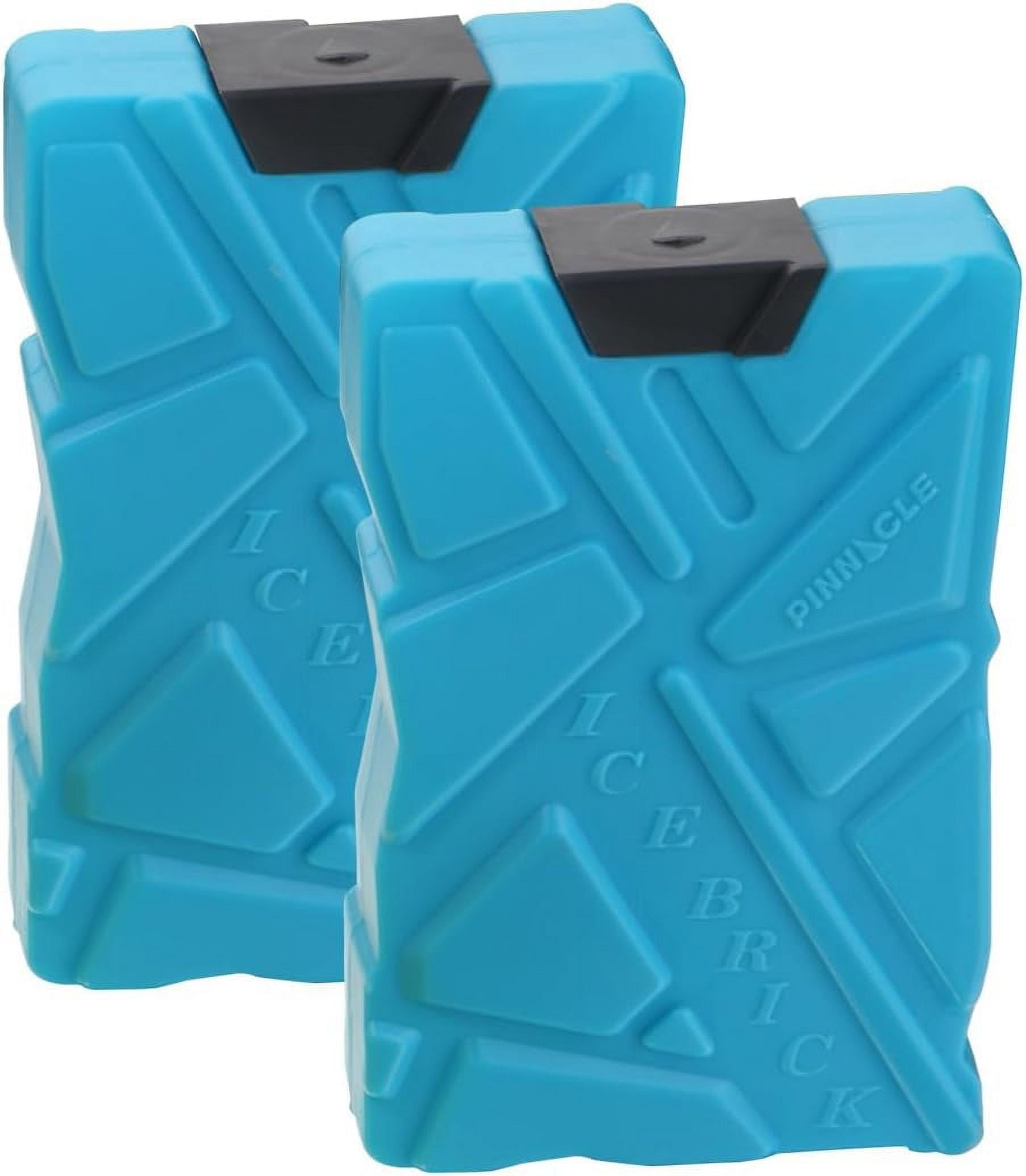 Pinnacle Ice Blocks Durable, Reusable Ice Packs for Coolers (2 Pack