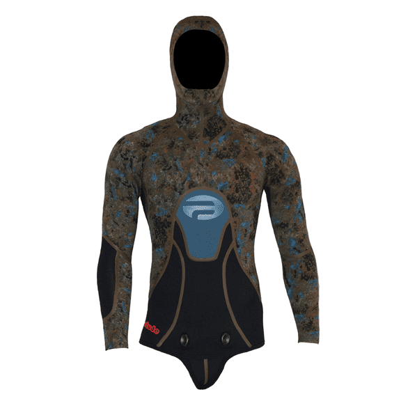 Pinnacle Men's Elude 5mm Spearfishing Wetsuit (2X-Large, Jacket)