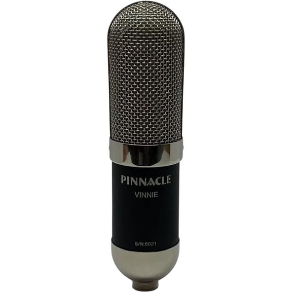 Pinnacle Microphones Vinnie Deluxe Black Ribbon Microphone