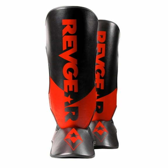 Pinnacle P4 Shin Guards - Black/Red