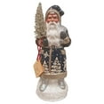 thumbnail image 1 of pinnacle peak trading co electric forest scene santa german paper mache candy container, 1 of 4