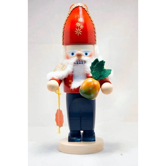 Pinnacle Peak Trading Co Steinbach Signed Chubby Pineapple Santa German Christmas Nutcracker