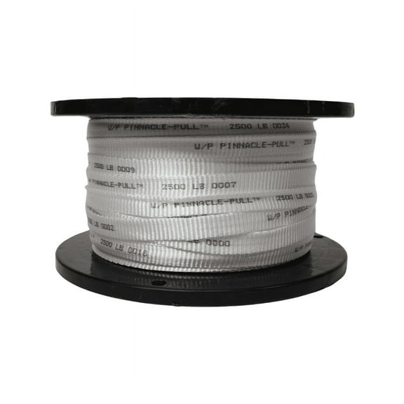 Pinnacle Pull 1/2" x 1000', 1250lb Measuring Pull Tape, Mule Tape, Low Stretch!