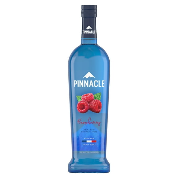 Pinnacle Raspberry Flavored Vodka, 750 ml Bottle, 30.0% ABV