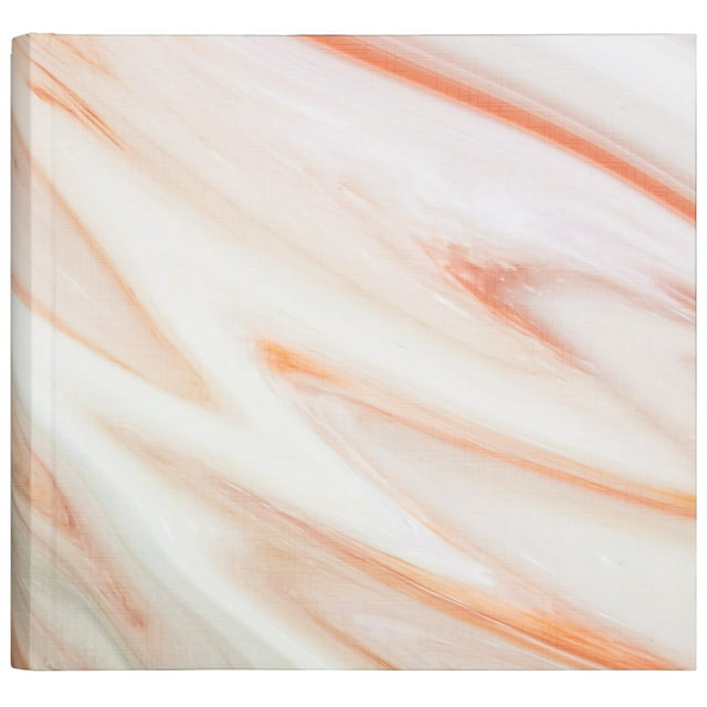 Pinnacle Rose Gold and White Marbled Photo Album, 160 page count