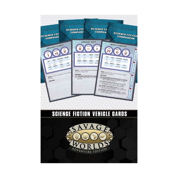 Pinnacle Science Fiction Vehicle Cards New