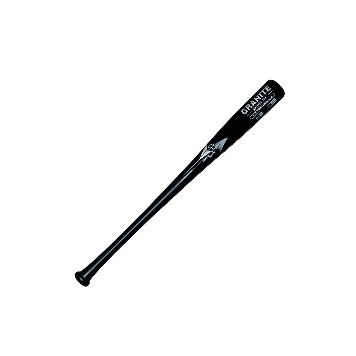 Pinnacle Sports Granite Bamboo & Hickory Hybrid 2 Year Warranty with Rubber Handle Baseball Wood Bat