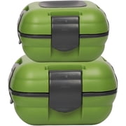 Pinnacle Thermoware 2-Pc Leak Proof Insulated Lunch Box Hot Food Container Set, Green