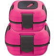 thumbnail image 1 of Pinnacle Thermoware 2-Pc Leak Proof Insulated Lunch Box Hot Food Container Set, Pink, 1 of 9