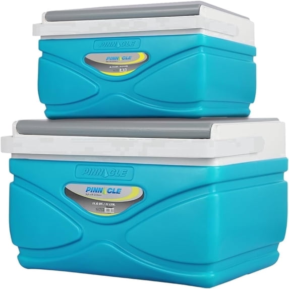 Pinnacle Thermoware 4.5 and 11 L Hard Sided Thermocooler, Blue, 2 Pack