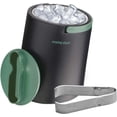 thumbnail image 1 of PINNACLE Insulated Stainless Steel Ice Bucket with Lid, Tongs & Collapsible Handles Green, 1 of 9