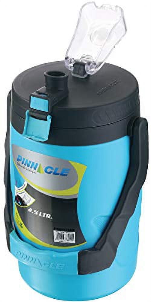 PINNACLE 85 oz Water Jug with Spout and Carry Handle Reusable Bottle Blue