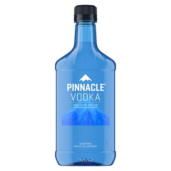 Pinnacle Vodka, 375 ml PET Bottle, 40% ABV