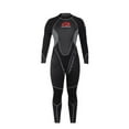 thumbnail image 1 of Pinnacle Women's Venture 3mm Full Black with Gray Wetsuit (Black, Large), 1 of 2