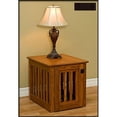 thumbnail image 1 of Pinnacle Woodcraft 16MS2734okesp Large Mission Style Dog Crate Oak - Espresso, 1 of 1