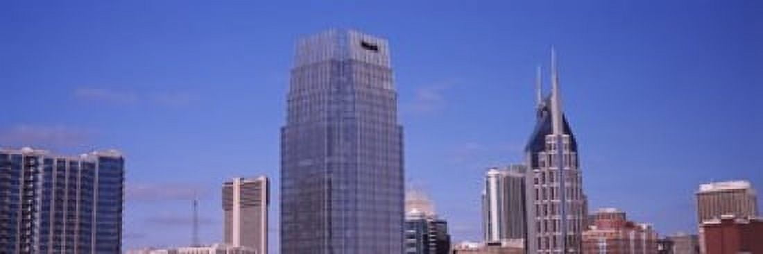 Pinnacle at Symphony Place and BellSouth Building at downtown Nashville Tennessee USA 2013 Canvas Art - Panoramic Images (18 x 6)