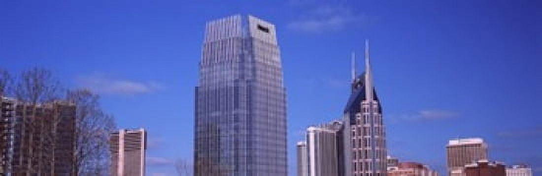 Pinnacle at Symphony Place and BellSouth Building at downtown Nashville Tennessee USA 2013 Canvas Art - Panoramic Images (36 x 12)