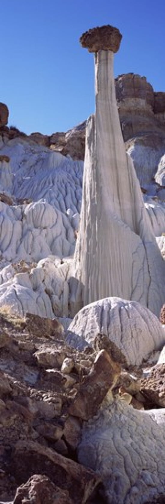 Pinnacle formations on an arid landscape Wahweap Hoodoos Arizona USA Canvas Art - Panoramic Images (18 x 6)