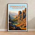Pinnacles National Park Wall Art Print, California Formations And ...