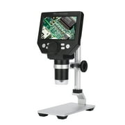 Pinnaco G1000 Digital Electron Microscope 4.3 Inch Large Base LCD Display 10MP 1-1000X Continuous Amplification Magnifier for Scientific Research