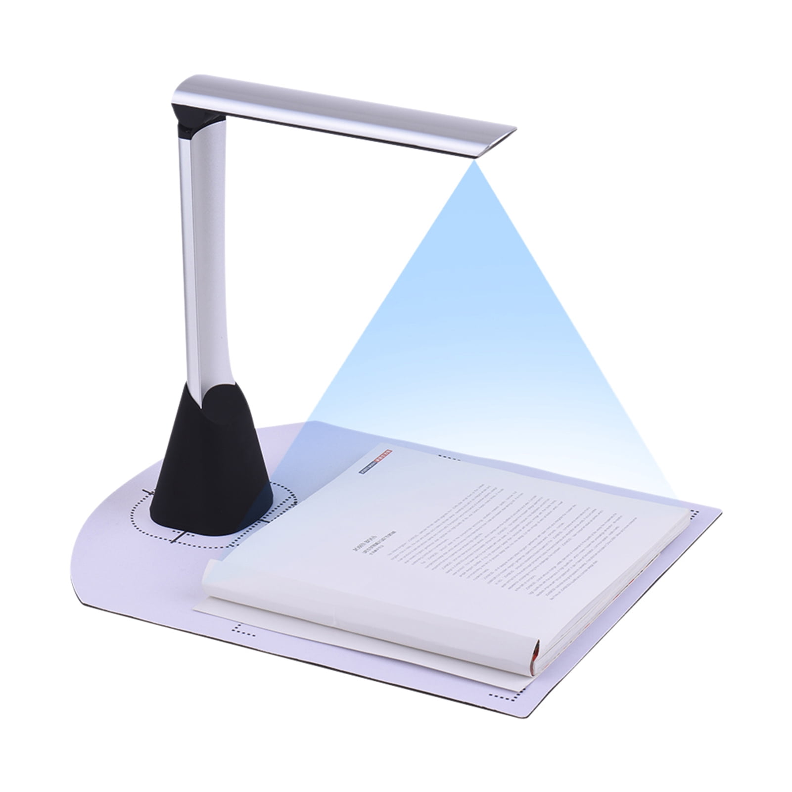 Pinnaco Portable High Speed USB Document Scanner 5MP, A4 Size, OCR Function, LED Light for Office