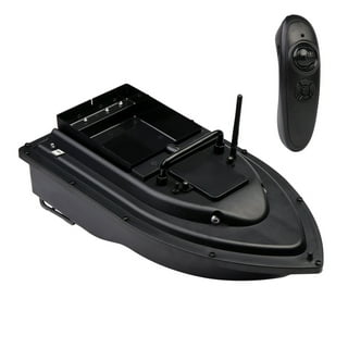 Walmeck GPS Fishing Bait Boat Remote Control Ship with Large Bait Container  400-500M Range for Anglers