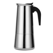 Pinnaco Stainless Steel Electric Coffee Maker Portable Espresso Filter Pot for European Coffee Lovers
