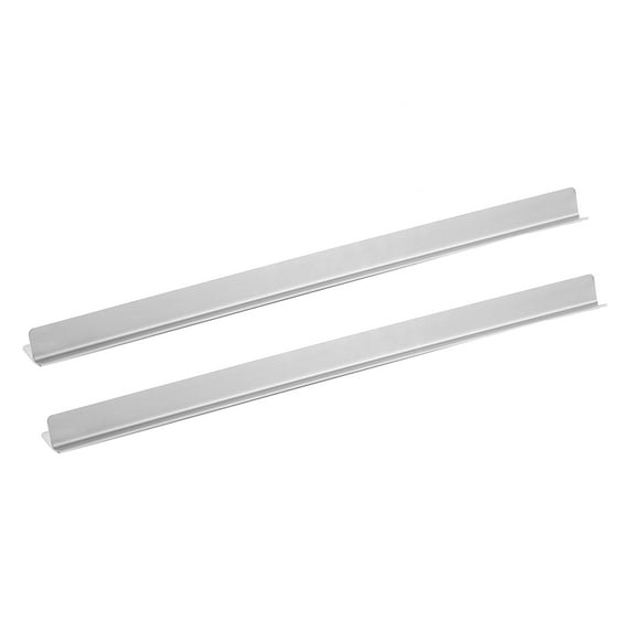 Pinnaco Stainless Steel Stove Gap Cover, Seal Gap Between Countertop and Stove, 2 Pack, 20.27Inch