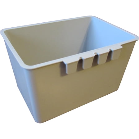 Pinnon Hatch Farms Gray 2 Quart Large Hanging Water Feed Cage Cups Poultry Chicken (8)