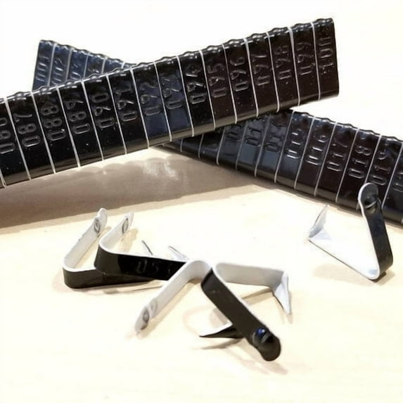 Pinnon Hatch Farms Numbered Black Jiffy Wing Bands 300 Pieces