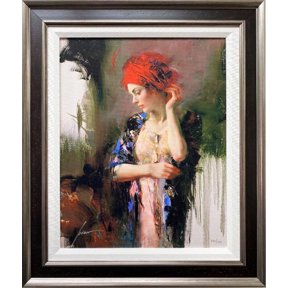 Pino Daeni "Harmony" Hand Signed Limited Edition on Canvas FRAMED Art Generic