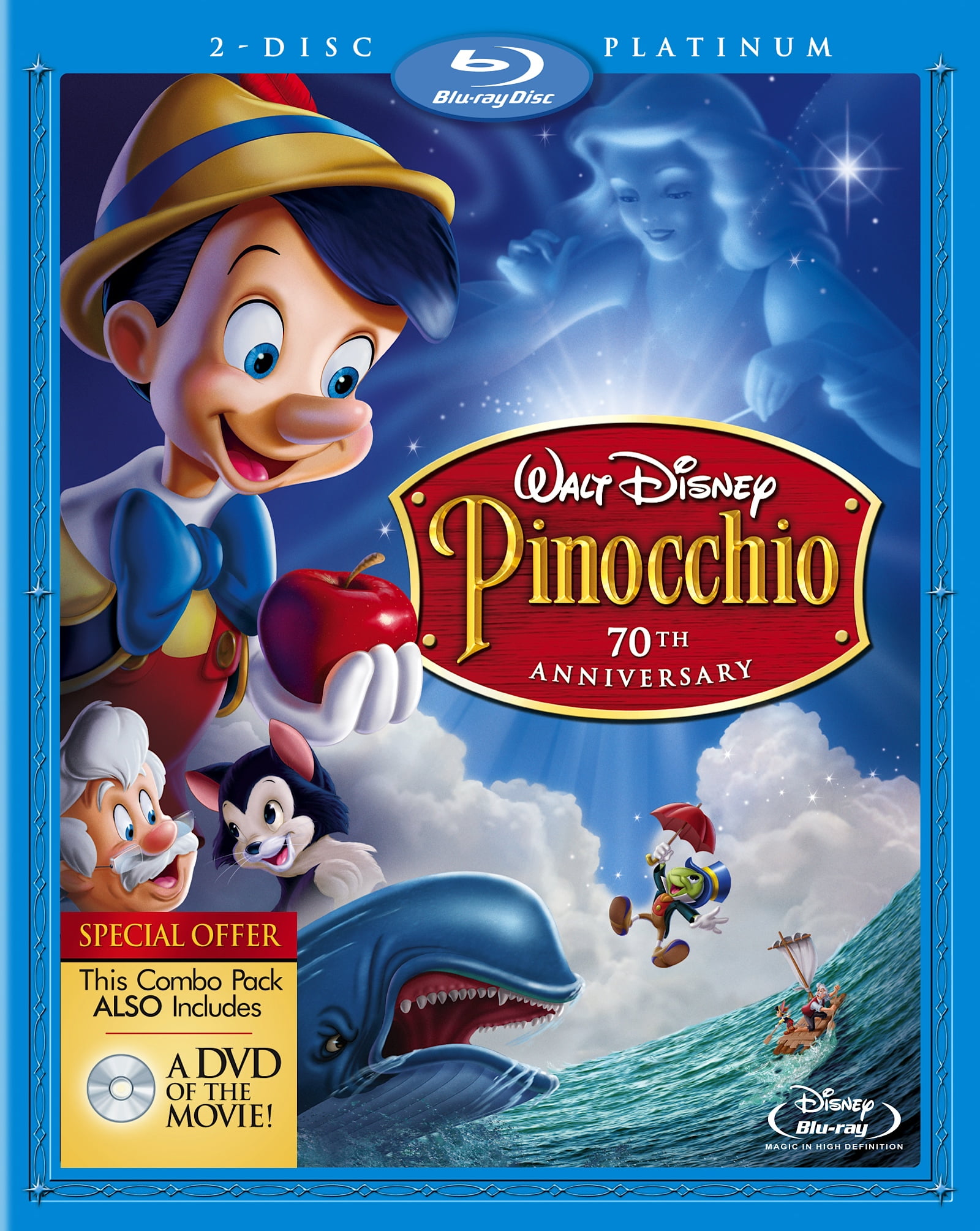 ディズニー Blu-ray 4点セット ウォーリー ピノキオ カール ノートル