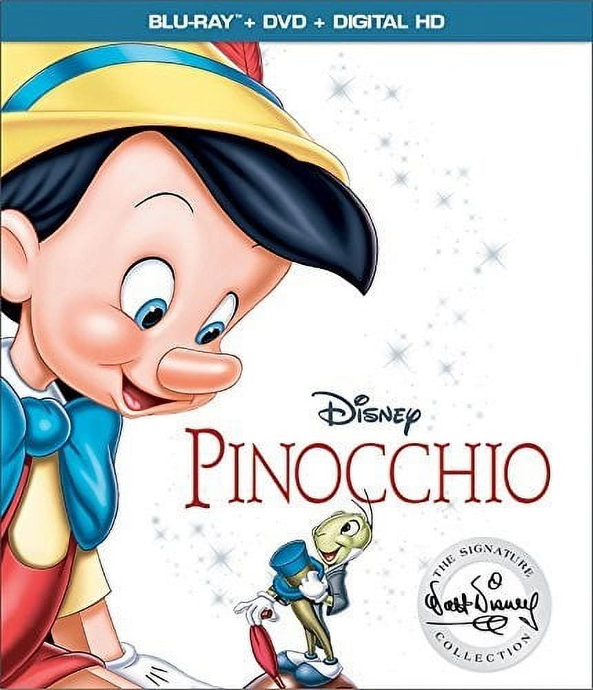 Disney's Pinocchio - Animated Blu-ray & DVD Movie for Kids